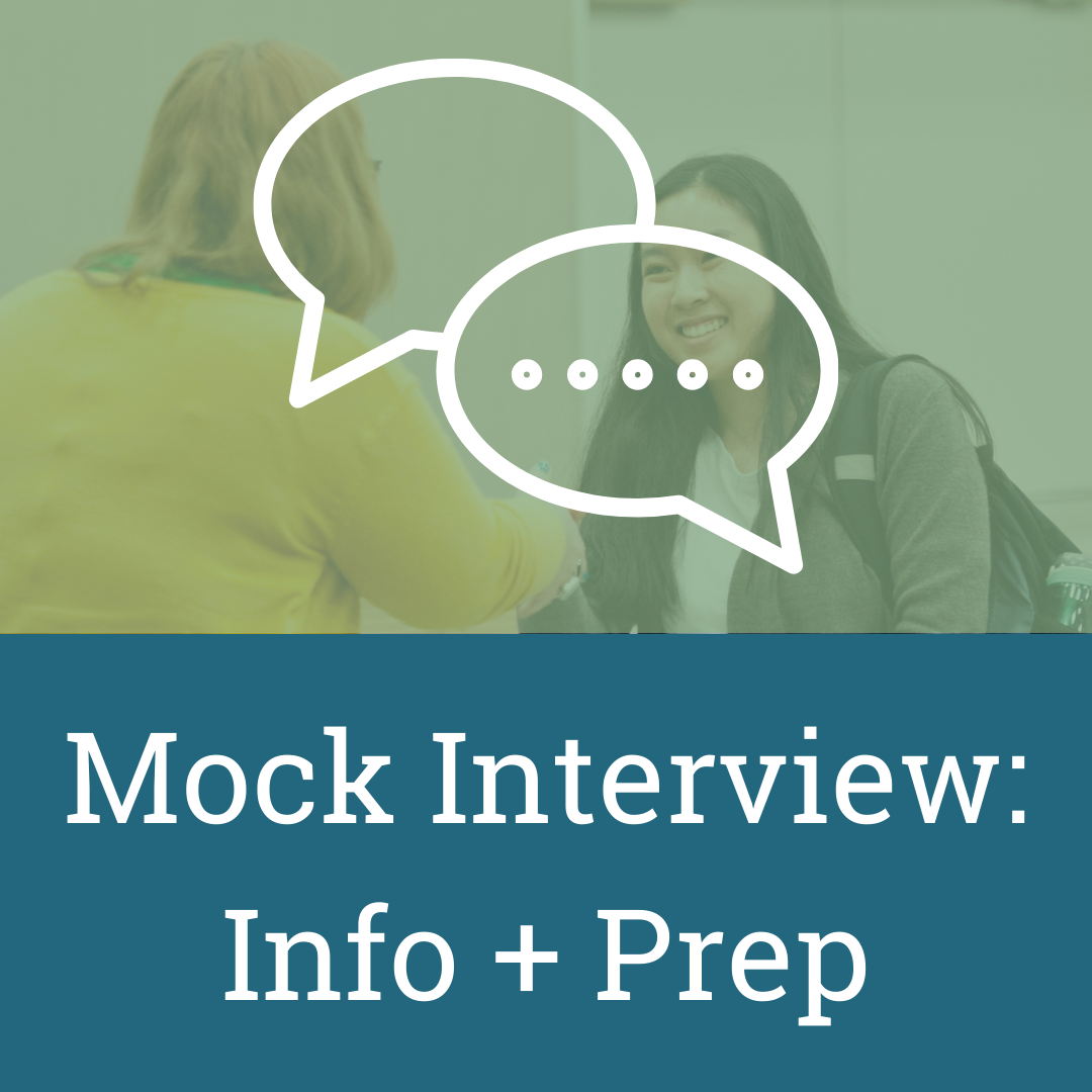 Mock Interviews Info and Prep