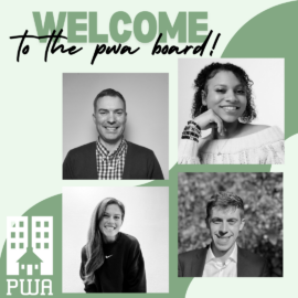 Introductions: Welcome to new PWA board members!